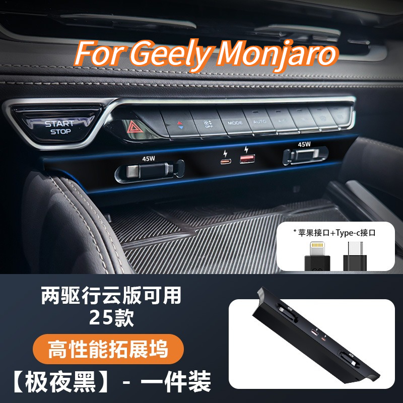 Geely Monjaro/Gran Koleos 2021 – обзор и цена Usb Hub Type C