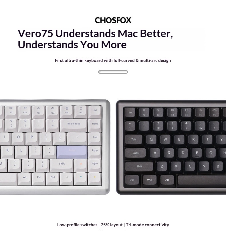 Механическая клавиатура Vero75 – обзор и цена Android Tablet Gaming Accessories