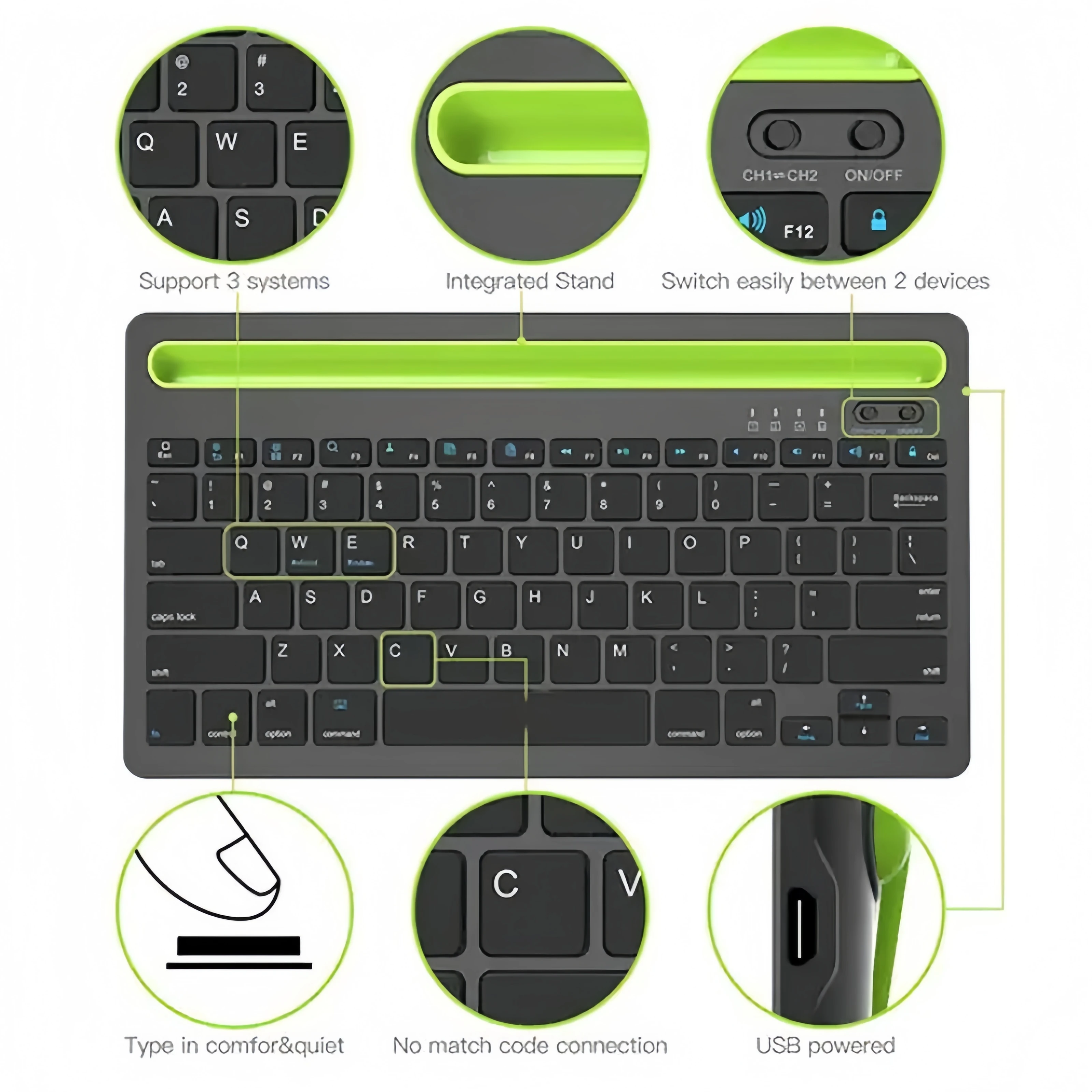 Беспроводная Bluetooth-клавиат – обзор и цена Android Tablet Gaming Accessories