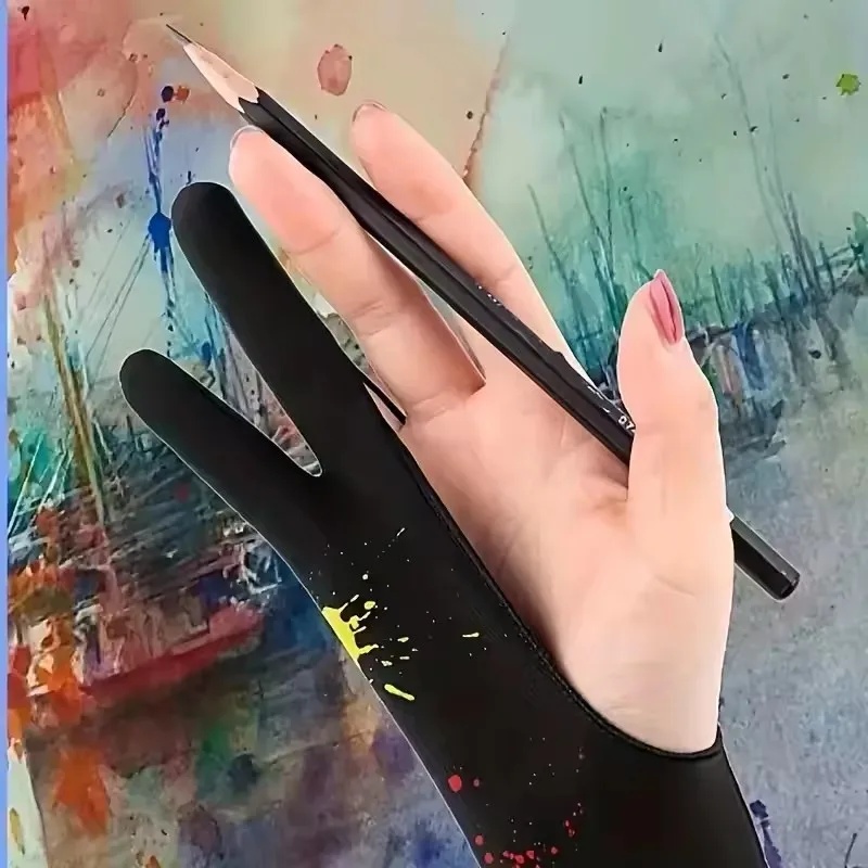 1/4 шт. Защитные перчатки с дв – обзор и цена Drawing Glove Artist